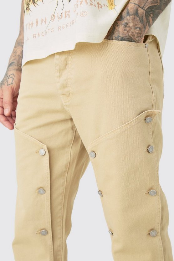 Tall Twill Carpenter Hose mit geradem Bein