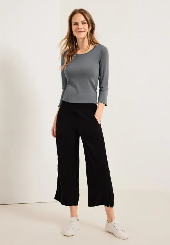 CECIL Basic Shirt mit Rundhals