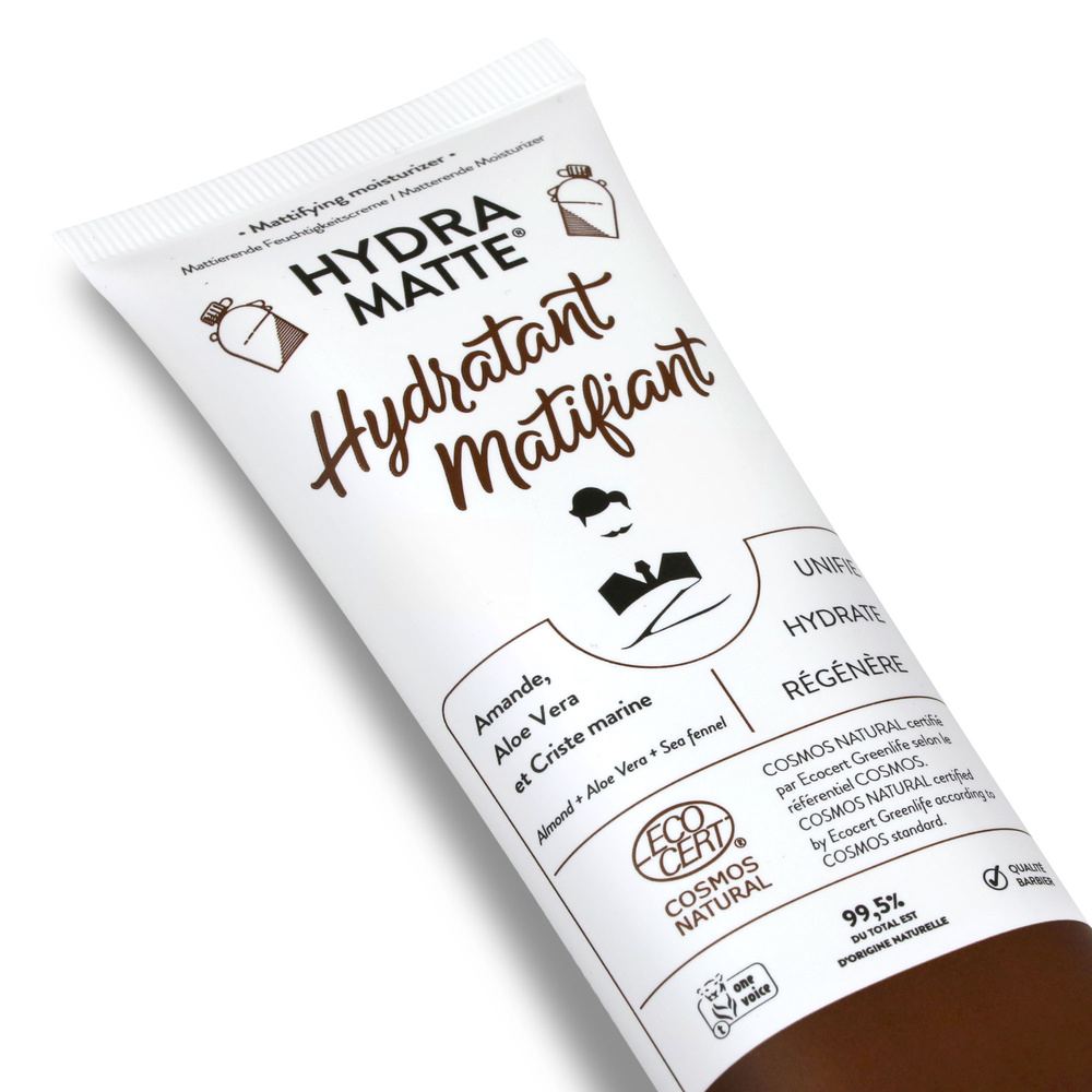 Monsieur Barbier Crème Hydratante Matifiante Naturelle pour Homme - Hydra Matte Créme Hydratante Cosmos Nat pour Hommes