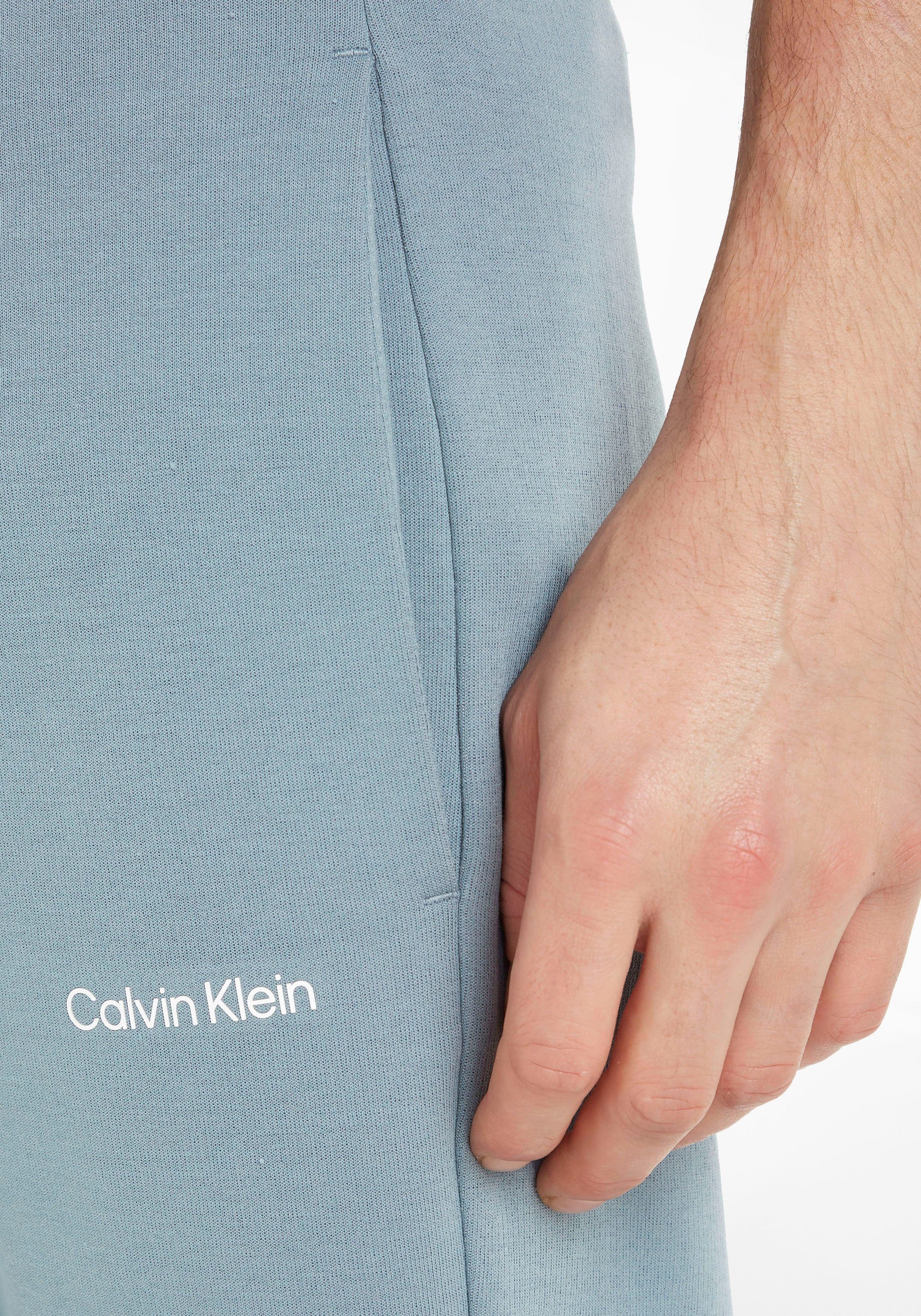 Calvin Klein Sweathose MICRO LOGO JOGGER mit kontrastfarbenem Saum am Bein