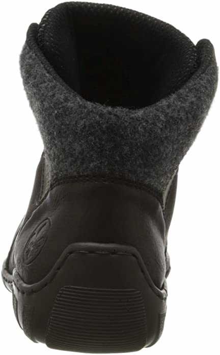 RIEKER Stiefeletten schwarz Eagle/Nablus/Bastia/Filz/Foil