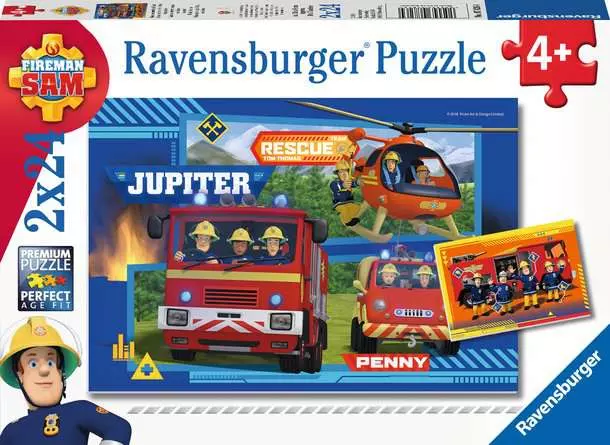 Kinderpuzzle ab 4 Jahren - Wasser marsch mit Sam - 24 Teile