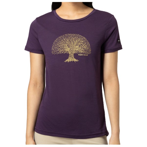 super.natural - Women's Tree of Knowledge Tee - Merinoshirt
