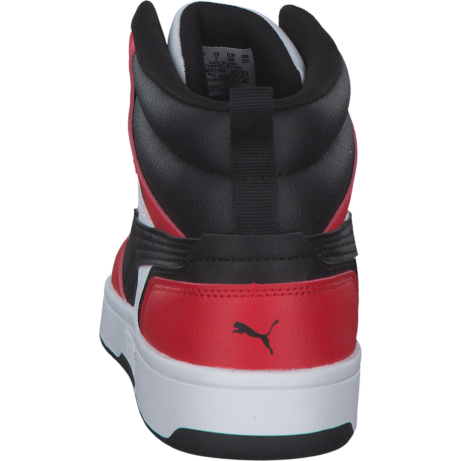 Puma Rebound v6 Mid Jr. 393831, Stiefel, Rot