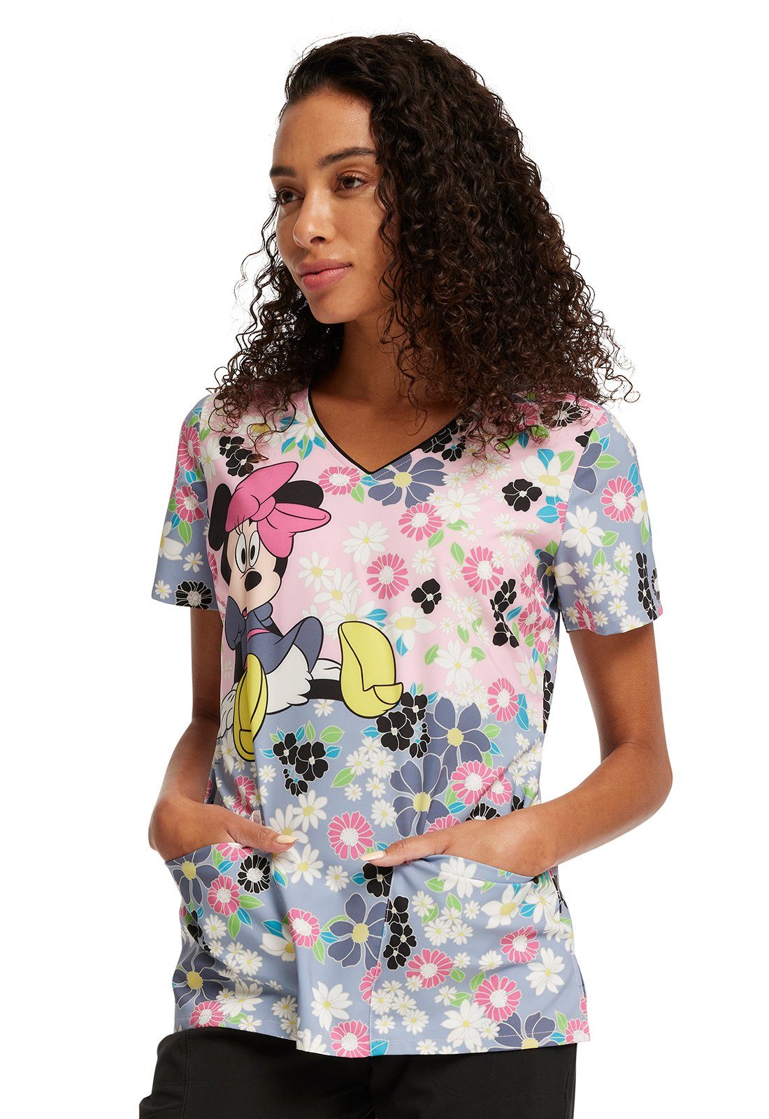 Cherokee Funktionsbluse Bunt bedruckter Damen Kasack 