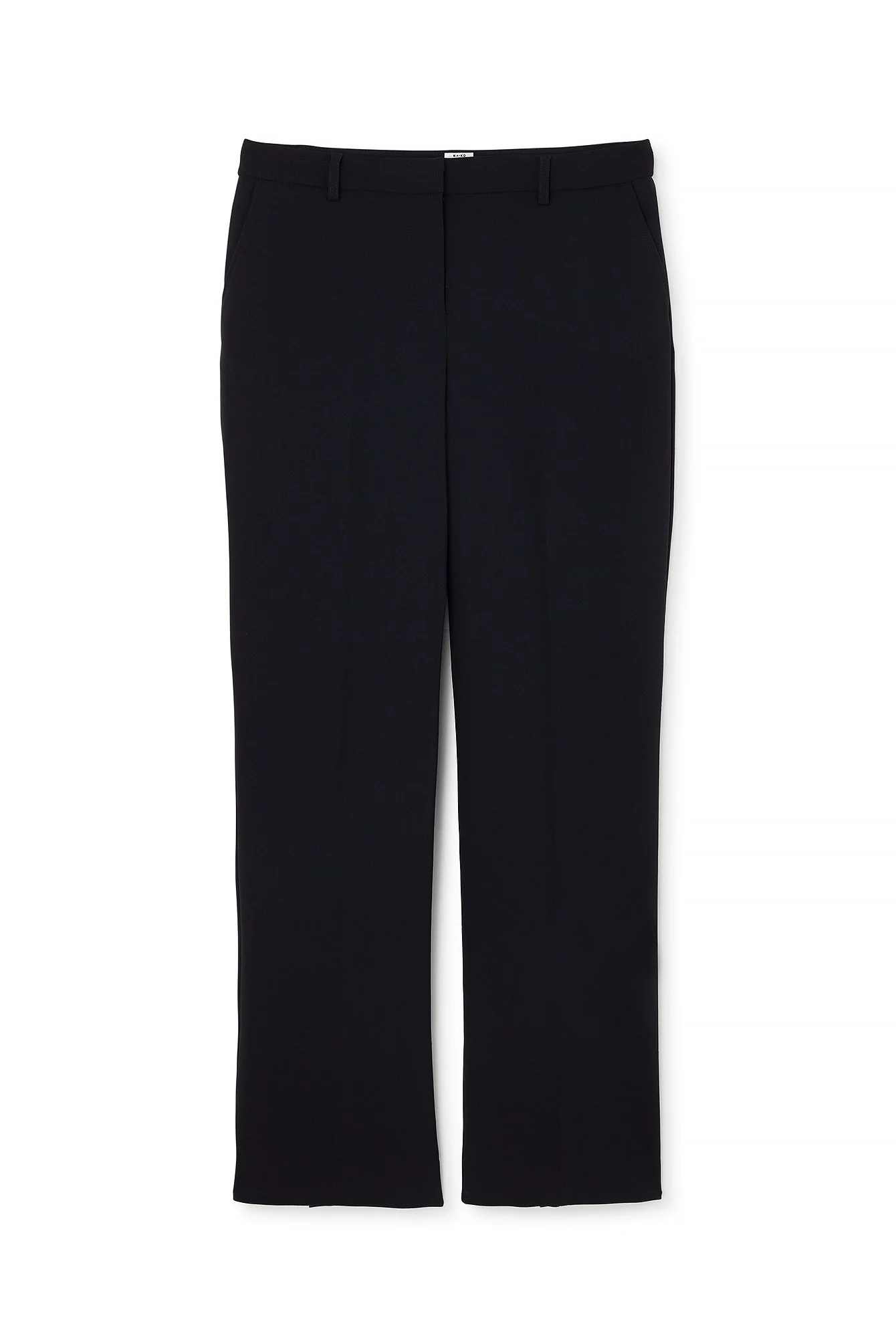 Gerade Anzughose mit niedriger Taille