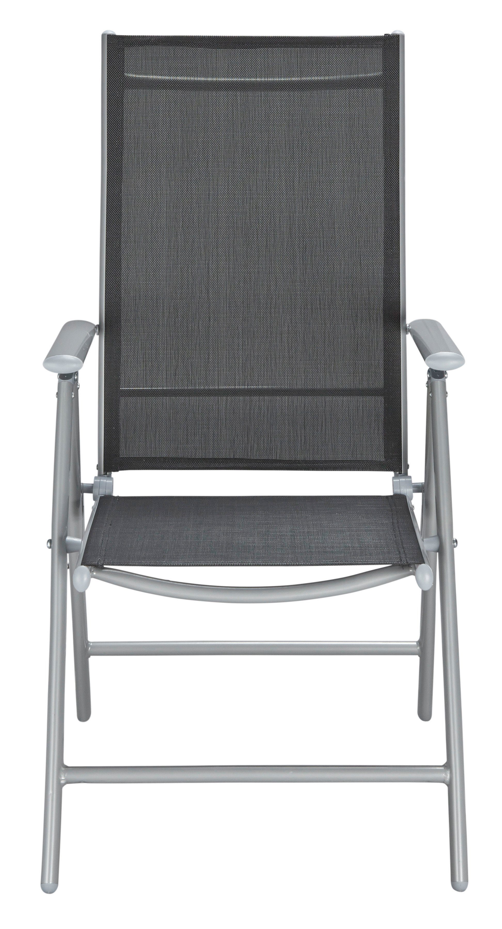 MERXX Garten-Essgruppe Lima, (Set, 7-tlg), inkl. 6 Sesseln und ausziehbarem Tisch (120 - 180 cm)