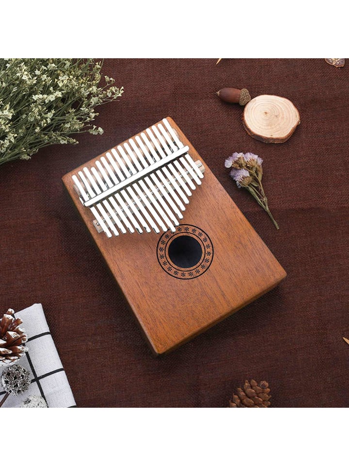 Intirilife 17-Tasten Kalimba Daumenpiano in Dunkelbraun günstig kaufen onesize