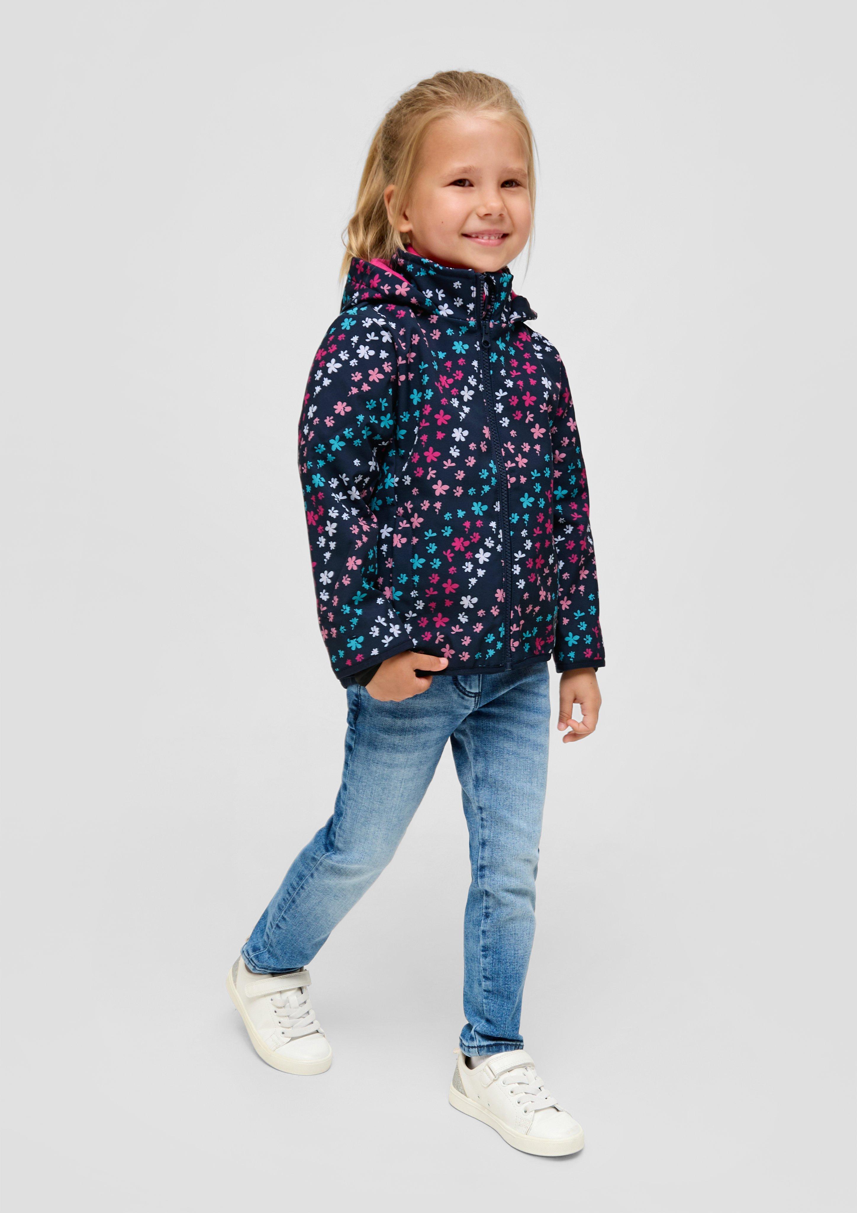 Softshelljacke mit Print-Details  2132155-59A1