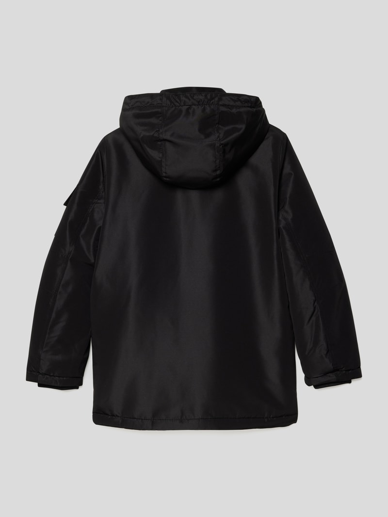 Jacke mit abnehmbarer Kapuze in black