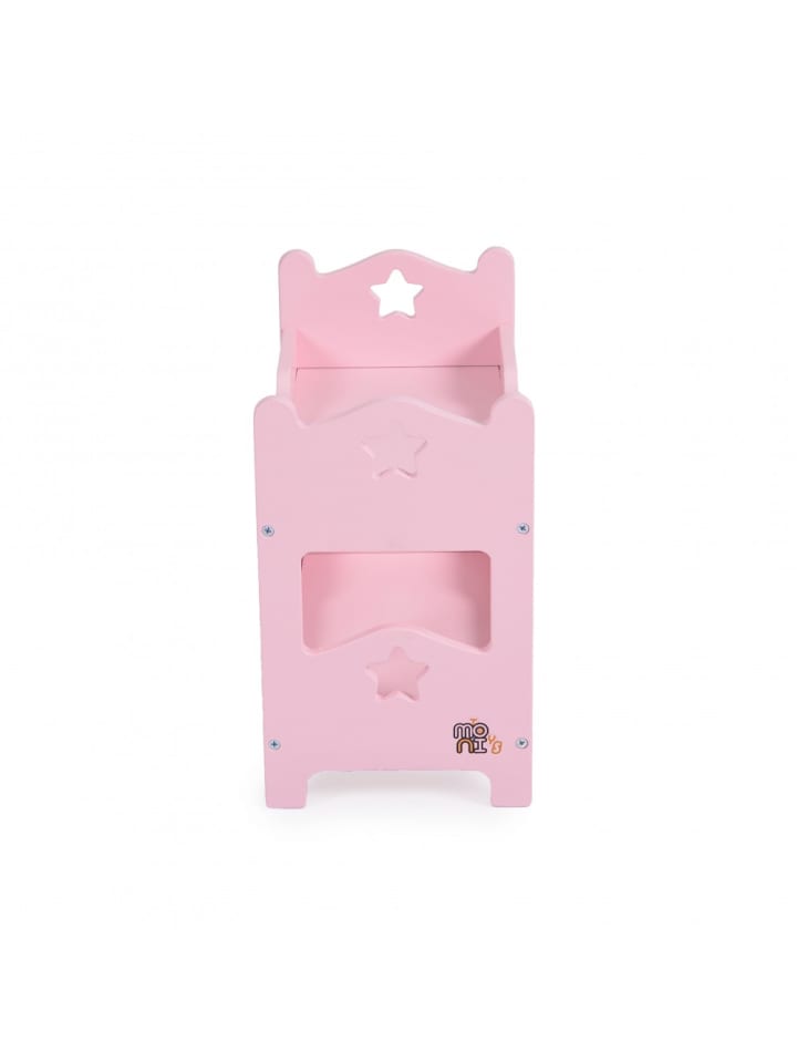 Moni Puppenbett PH12A003 Holz in rosa günstig kaufen onesize