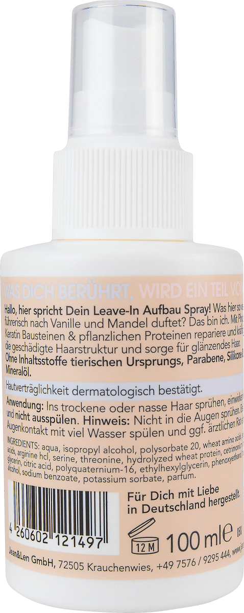 Haarkur Liquid Keratin Spray Mandel, 100 ml