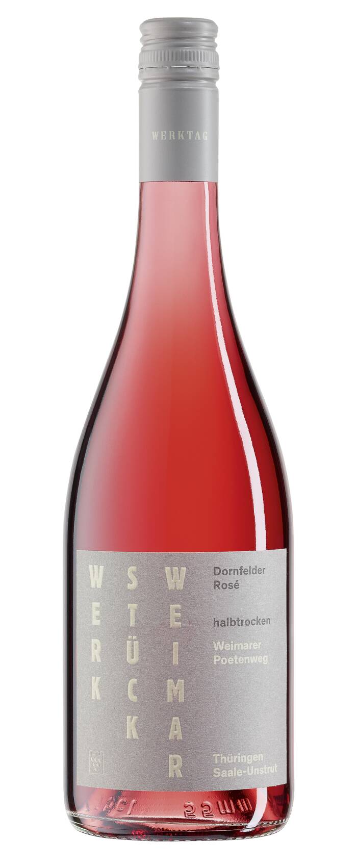 Werkstück Weimar - Weimarer Poetenweg Weimarer Poetenweg Werkstück Dornfelder Rosé halbtrocken 2022