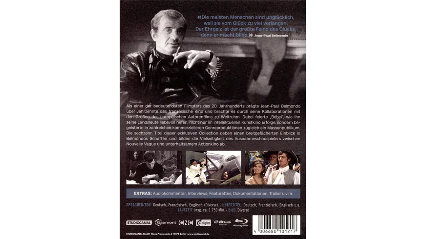 Jean-Paul Belmondo Collection  [16 BRs]