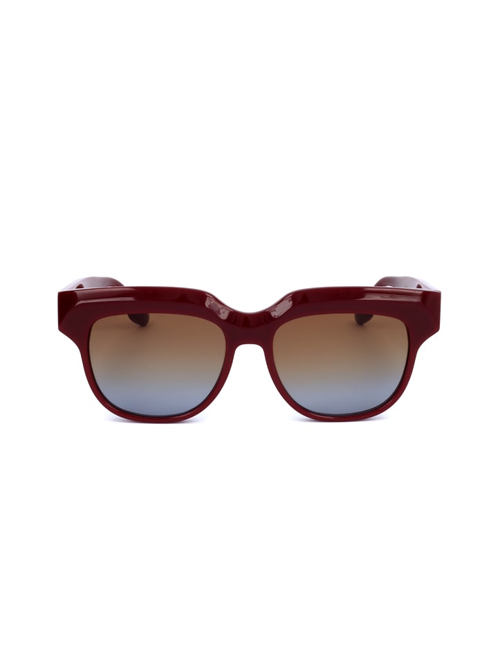 Victoria Beckham Damen-Sonnenbrille in Bordeaux/ Braun-Blau günstig kaufen 54