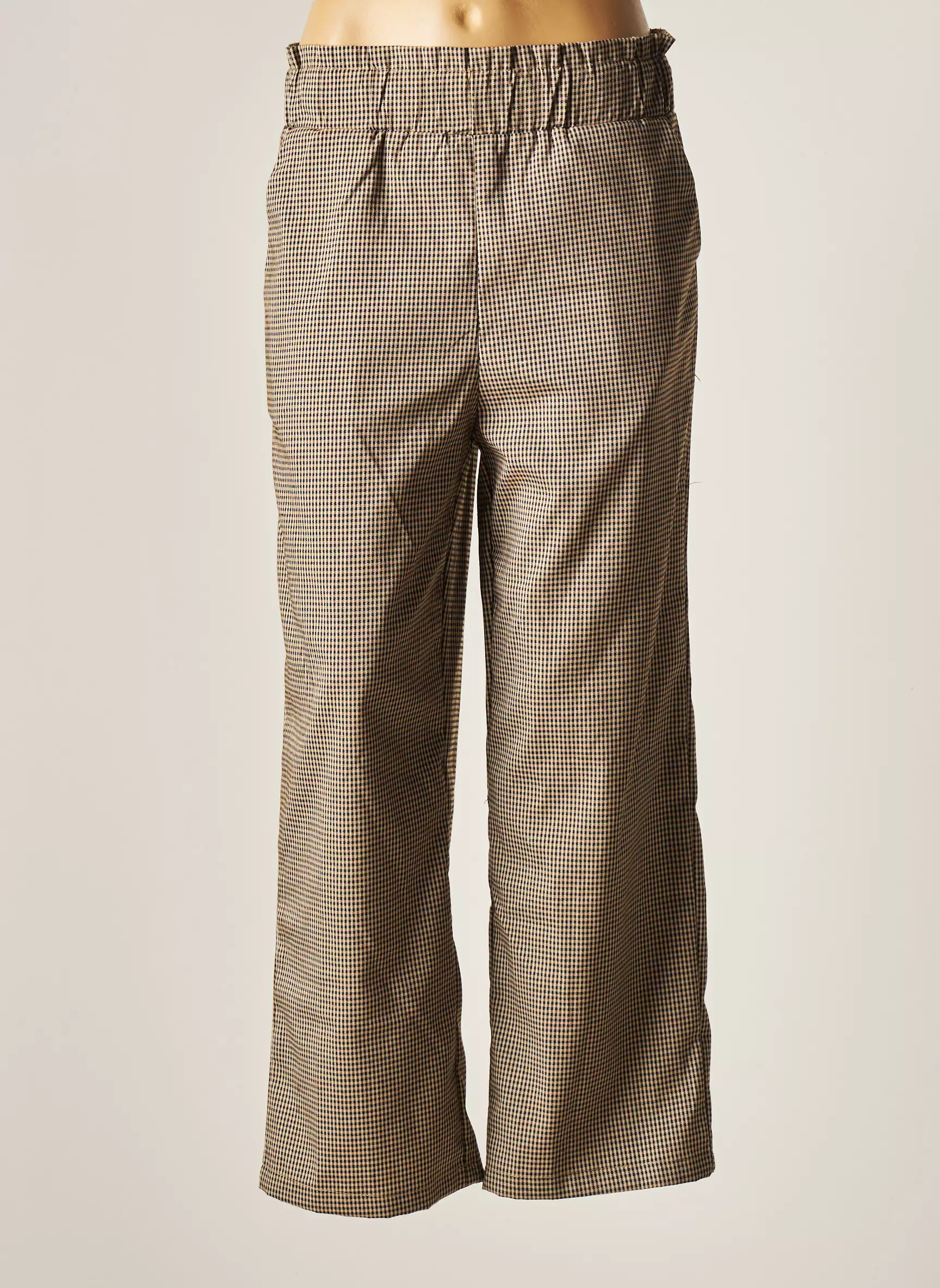 Vila Pantalons Larges Femme couleur marron