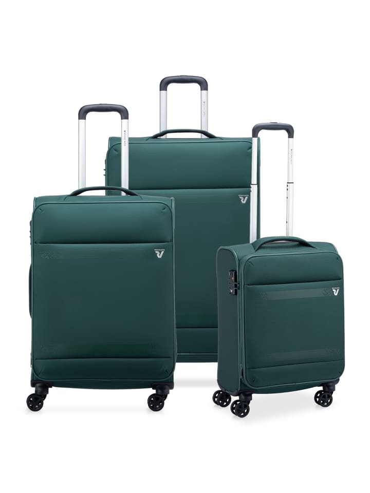 Roncato Jazz 4.0 4 Rollen Kofferset 3-teilig in smaragd günstig kaufen onesize