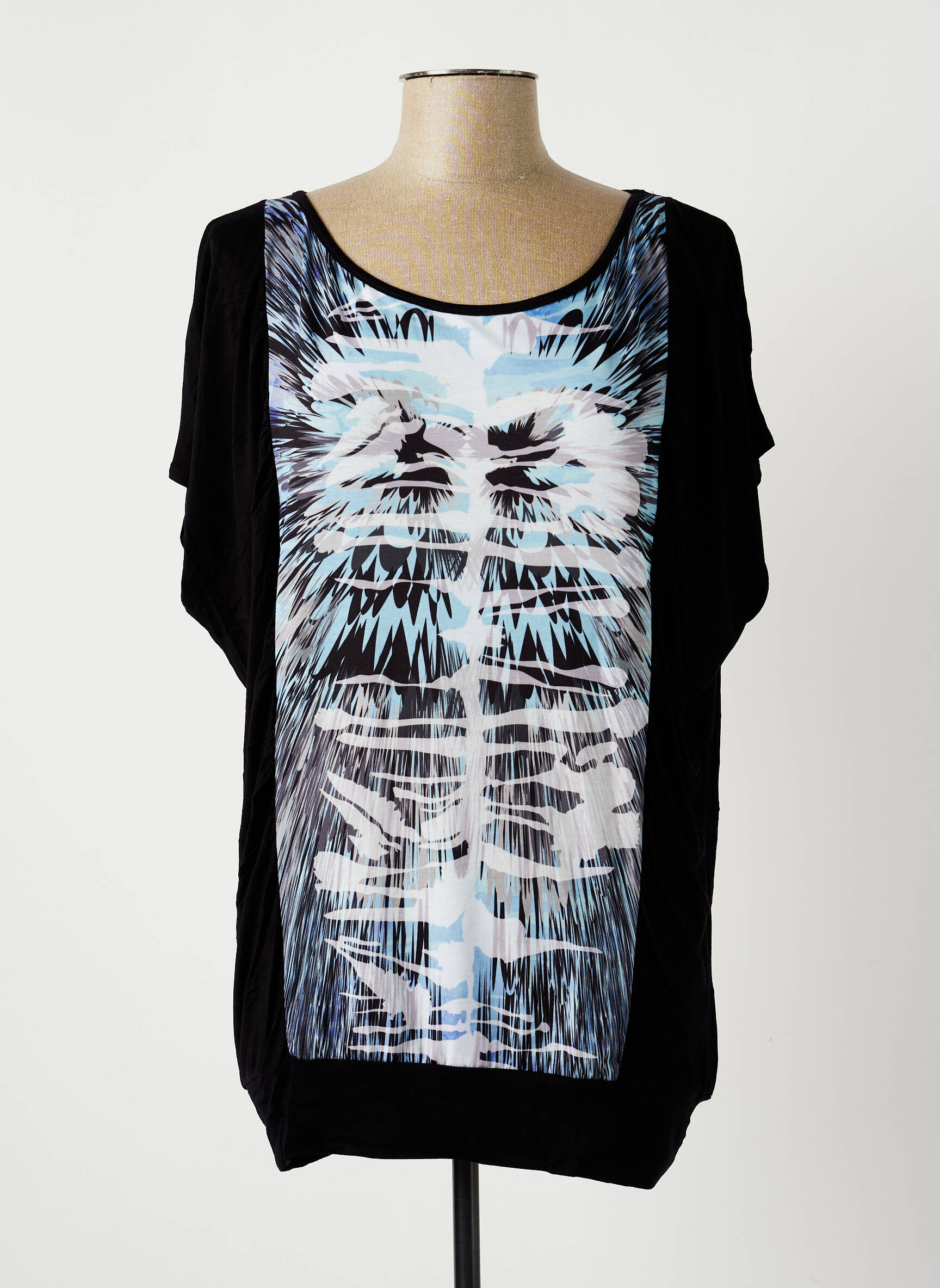 Zas K Tuniquemanchecourte Femme couleur noir