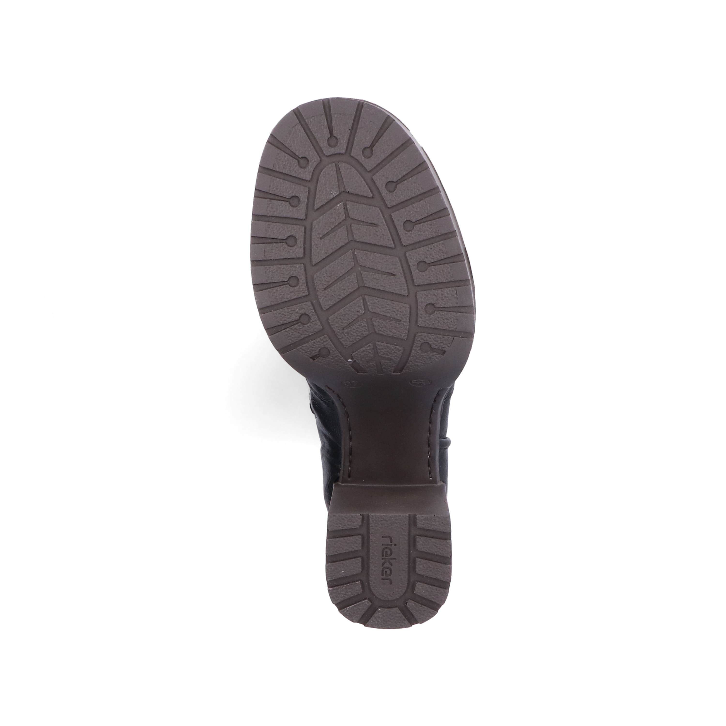 Rieker Damen Hochschaftstiefel tiefschwarz