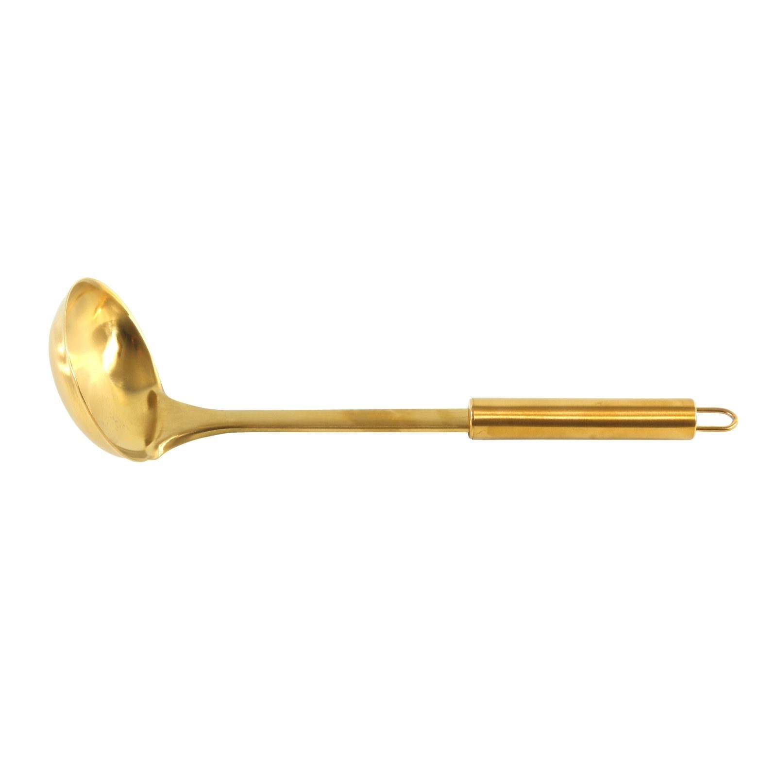 Neuetischkultur Schöpflöffel Schöpfkelle 30 cm Gold, Schöpfkelle Kochlöffel
