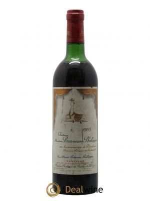 Château d'Armailhac - Mouton Baron(ne) Philippe 5ème Grand Cru Classé  1985 - Lot de 1 Bouteille