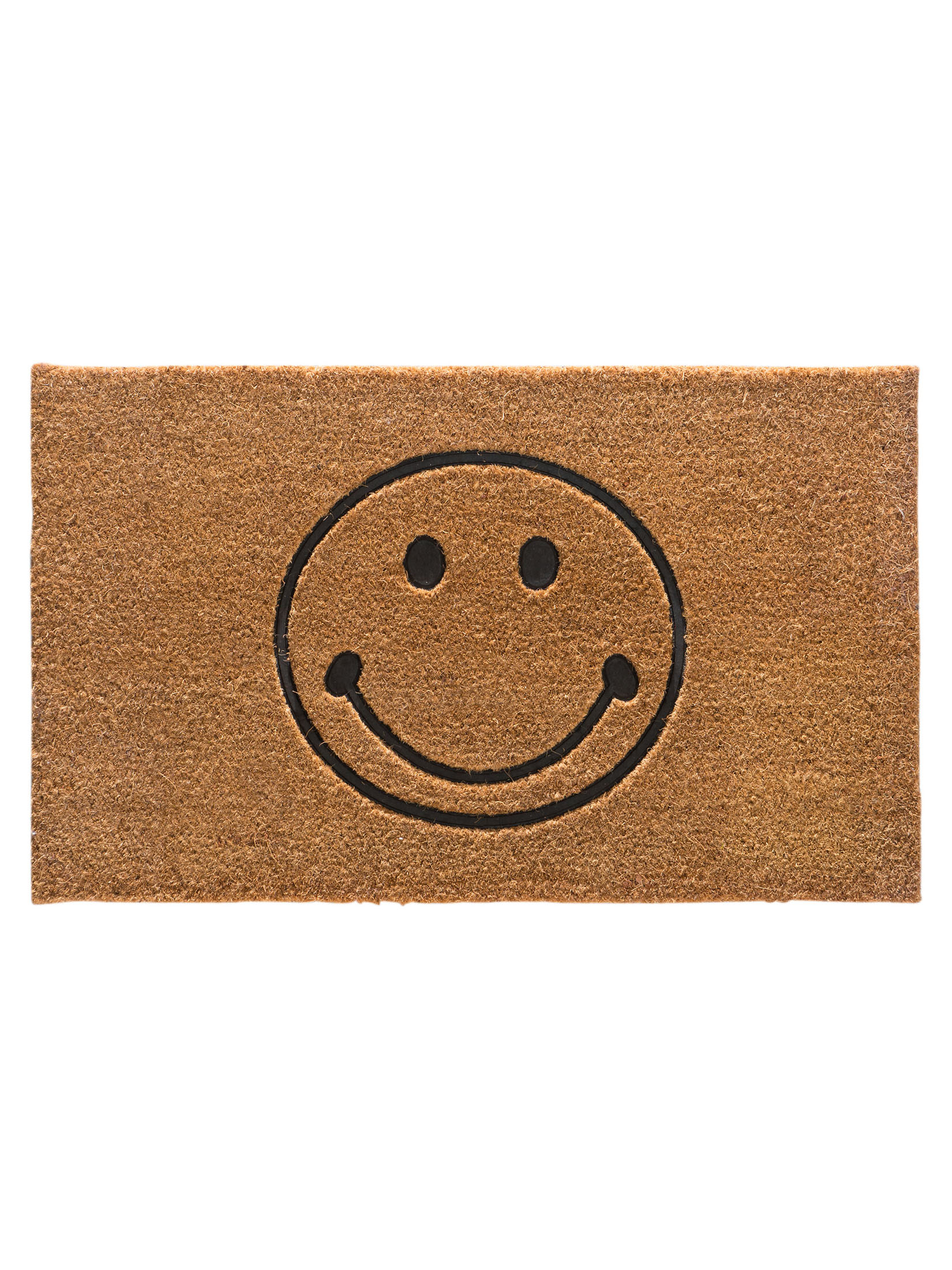 Smile Fußmatte, Dunkelbeige