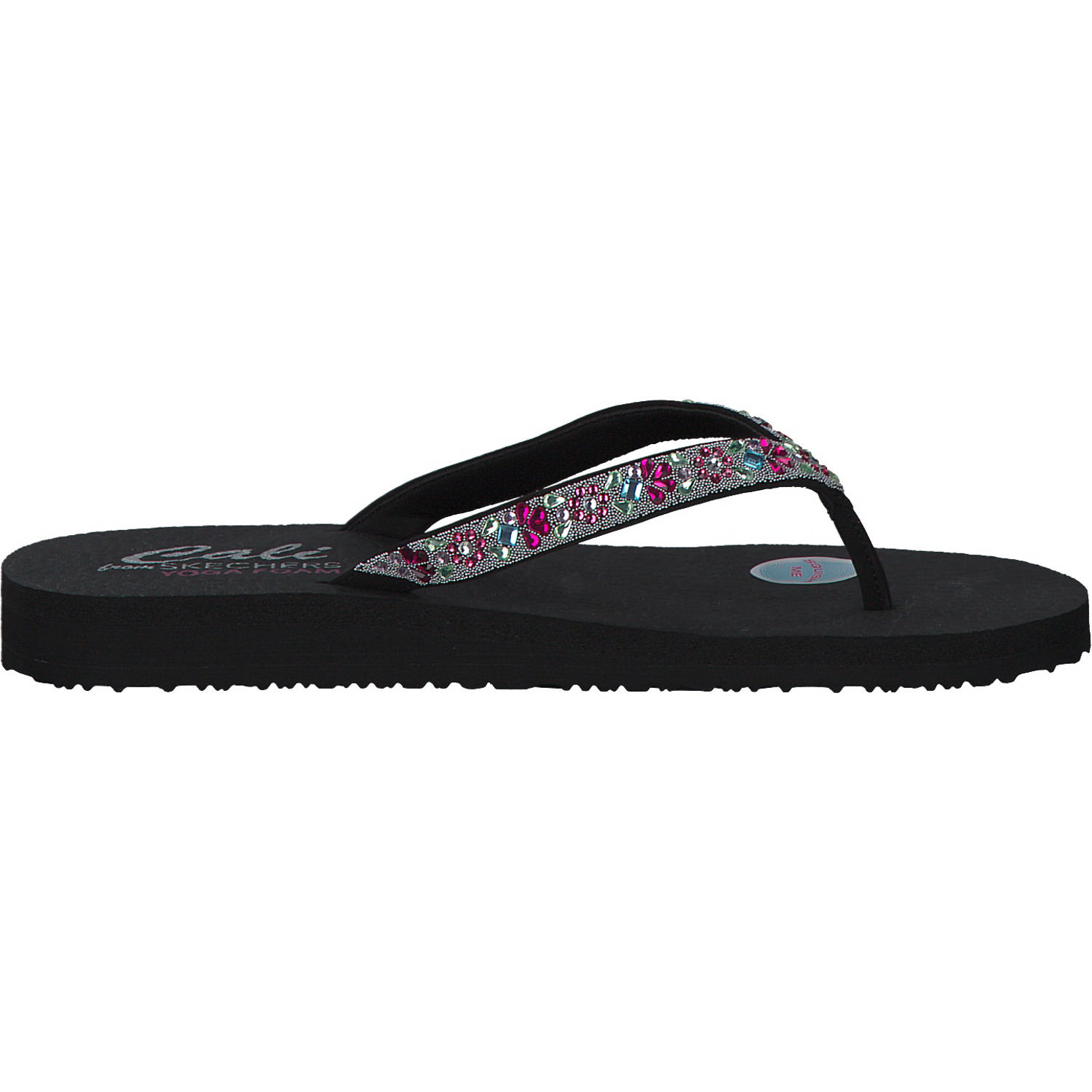 Skechers 119283, Zehentrenner, Damen, Schwarz