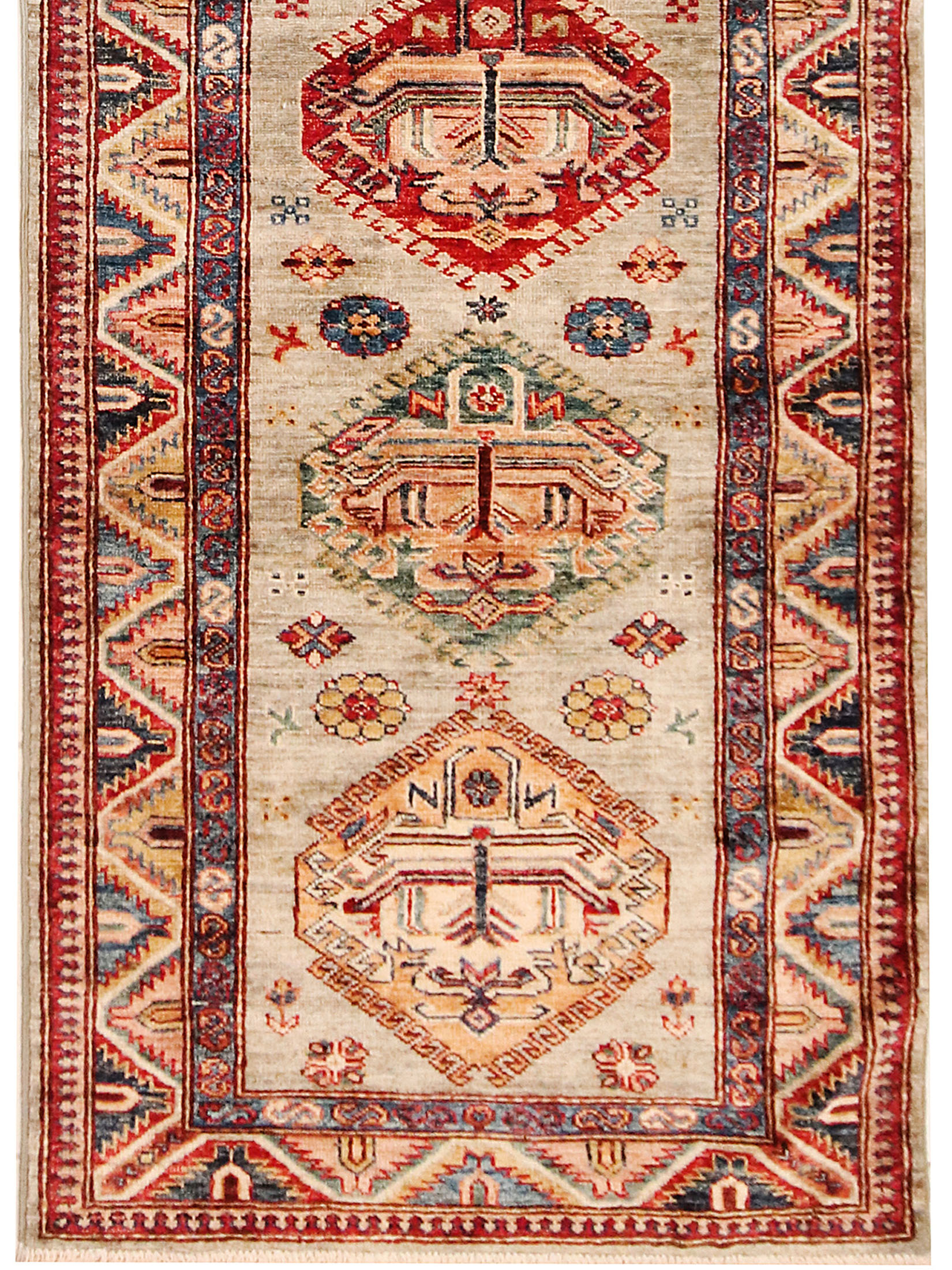 Kazak Ghazni ca. 84 x 242 cm, Unikat / Einzelstück