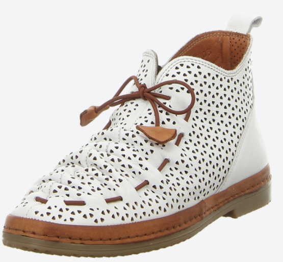 MANITU Klassische Slipper weiss Bei diesem formschönen Schuh der Marke M