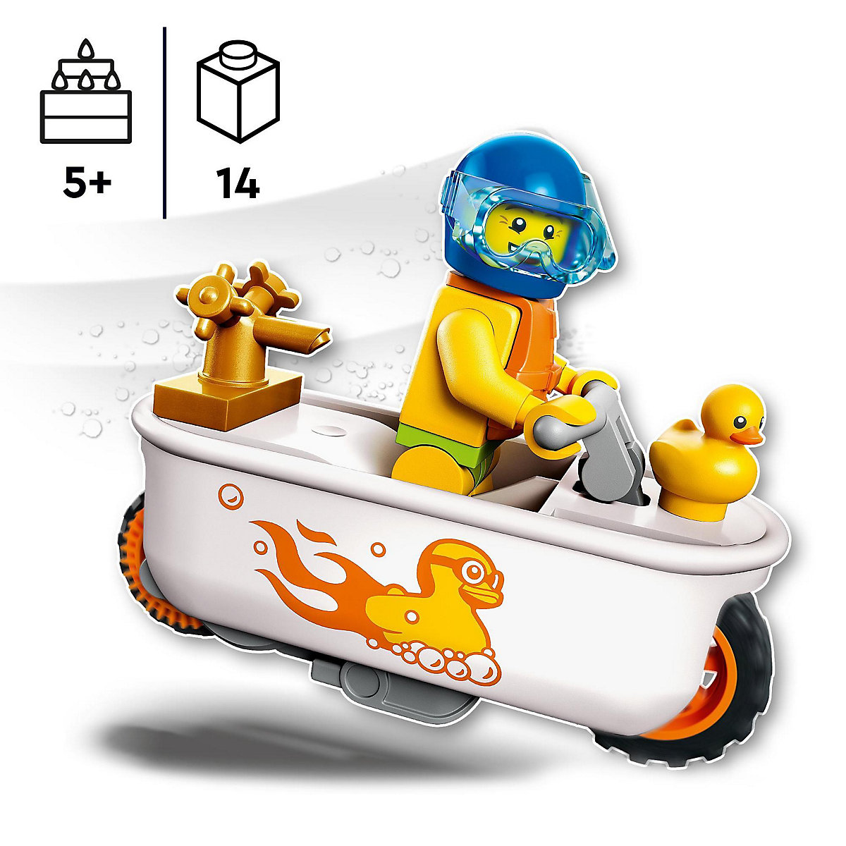 LEGO® City Stuntz 60333 Badewannen-Stuntbike