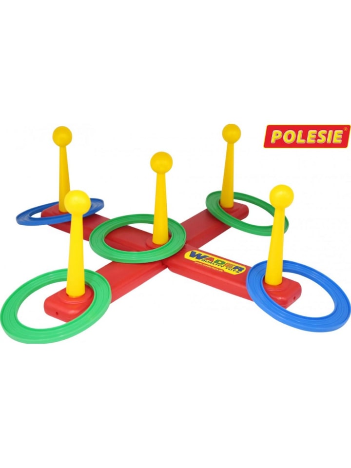 POLESIE Kinder Ringwurfspiel 41388 in rot günstig kaufen onesize