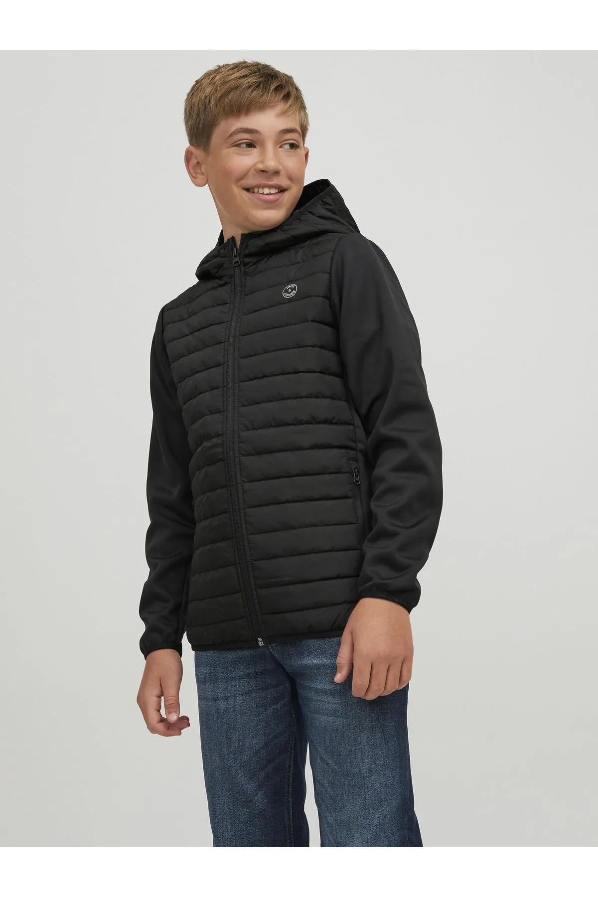 Jack & Jones Junior  Jacke - Schwarz - Regular Fit