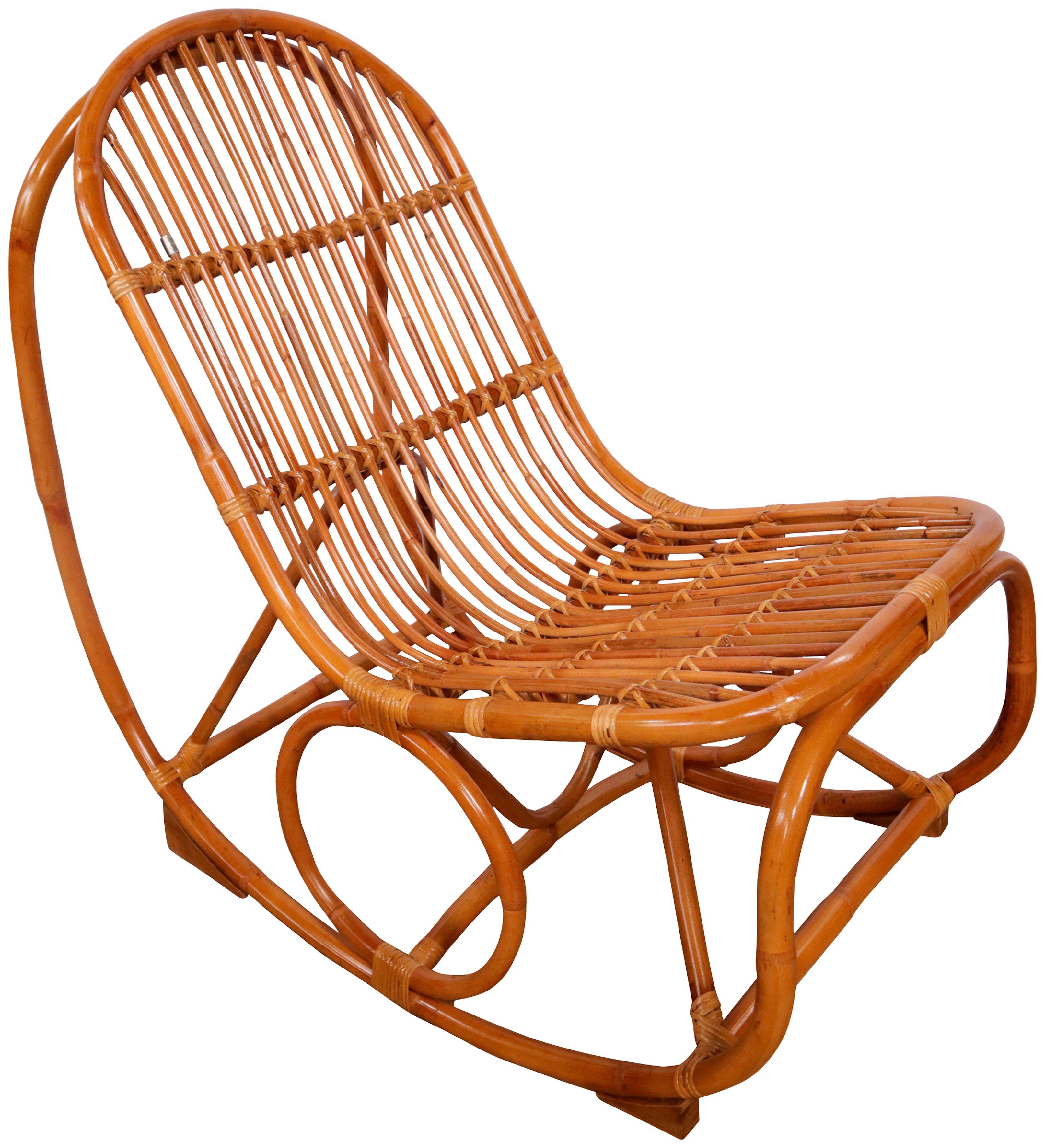 sit&more Schaukelstuhl, mit TOM TAILOR Metallmanschette