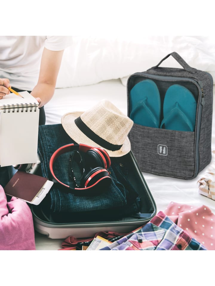 relaxdays 2 x Schuhtasche Reise günstig kaufen onesize