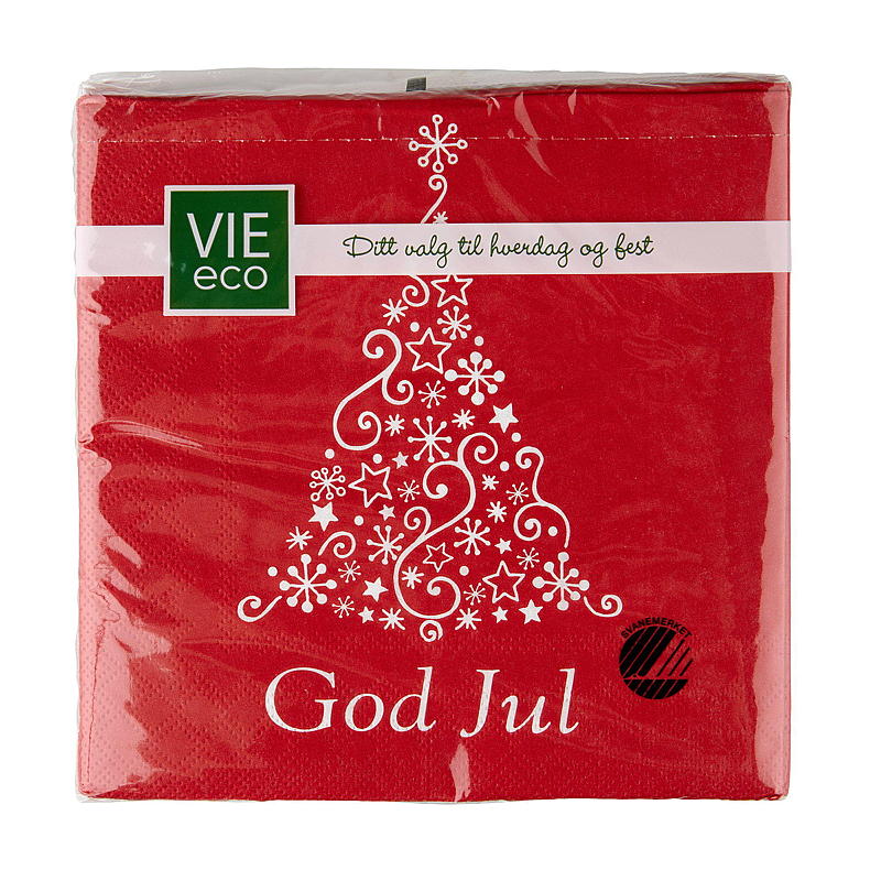 Vie Eco Servietter 20-pk 33x33 cm juledesign