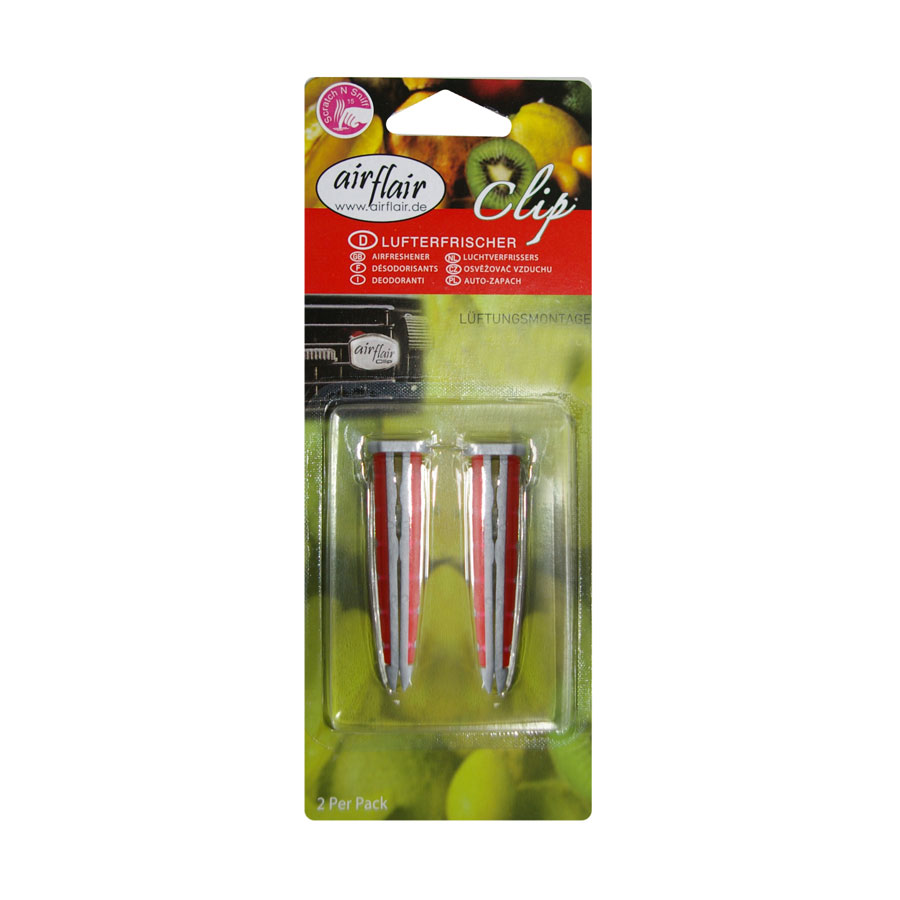 Lufterfrischer Air Flair Clip "Tropical", 2 Stück - ATU