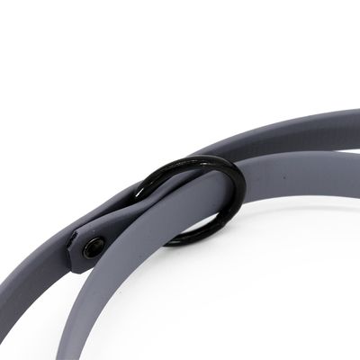 Heim Verstellbare Führleine BioThane, grau