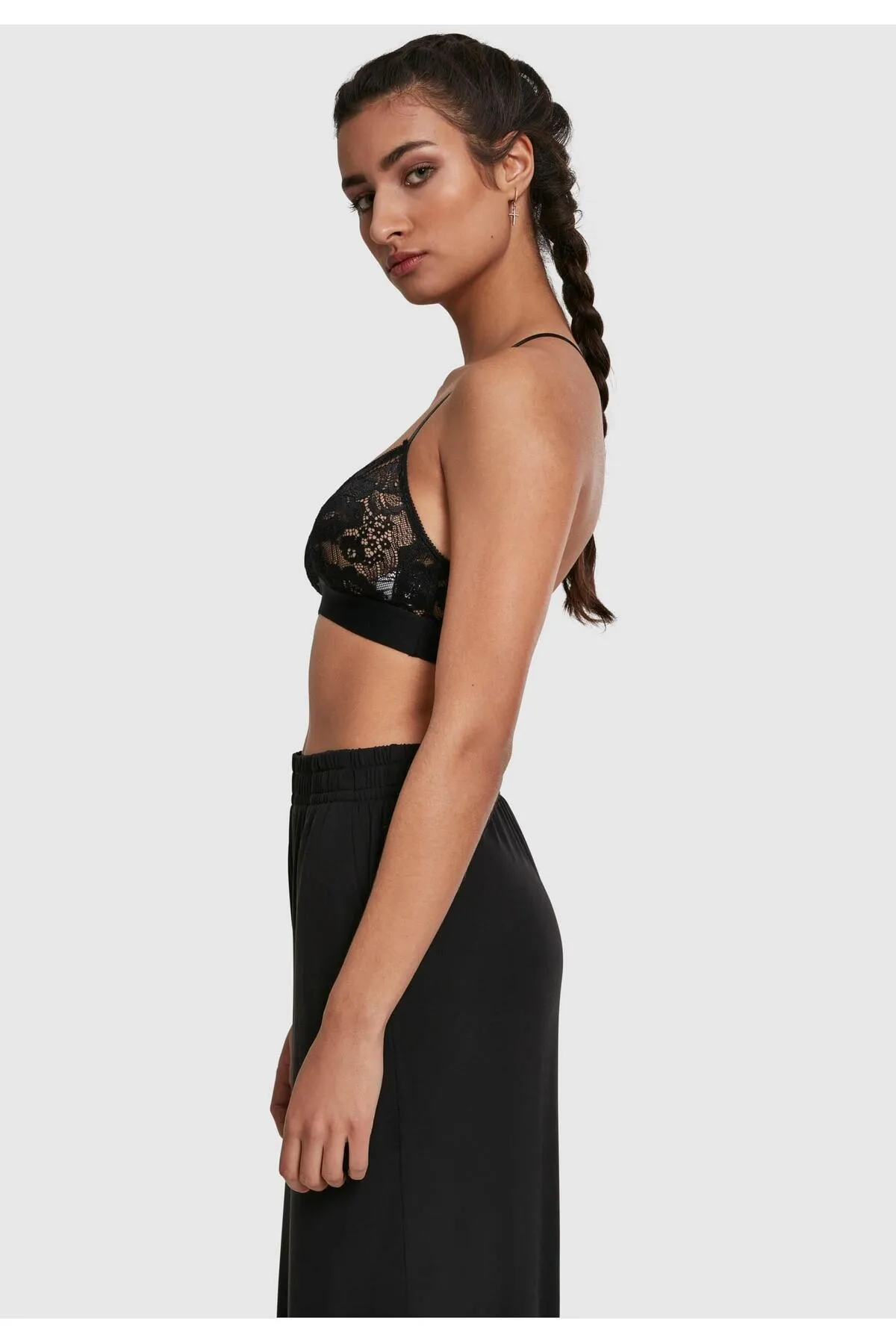 Urban Classics  Damen Ladies Triangle Laces Bra