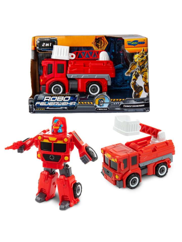 miniHeld Transformierbarer Roboter Feuerwehrauto Lastwagen LKW Spielzeugauto 3 Jahre günstig kaufen onesize