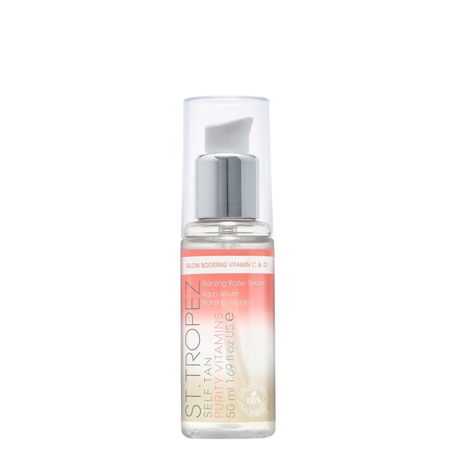 st. tropez Self Tan Purity Vitamins Aqua-Sérum Auto-Bronzant Visageà la Vitamine C & D 50 ml