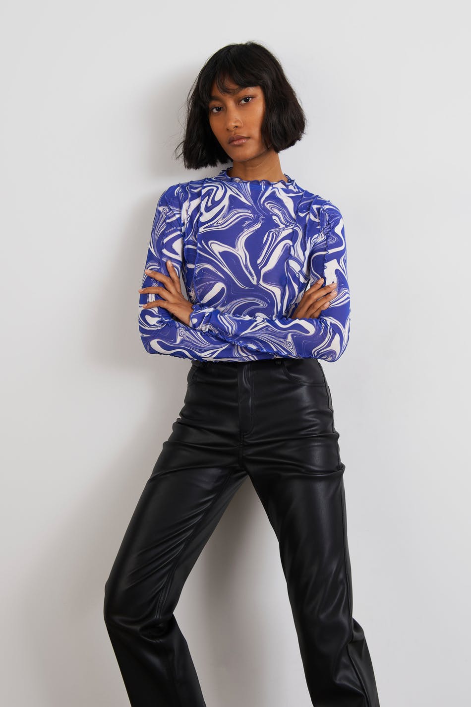 Rebecca mesh top