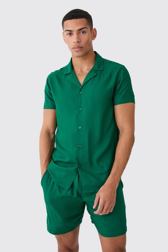 Viskose Hemd & Shorts