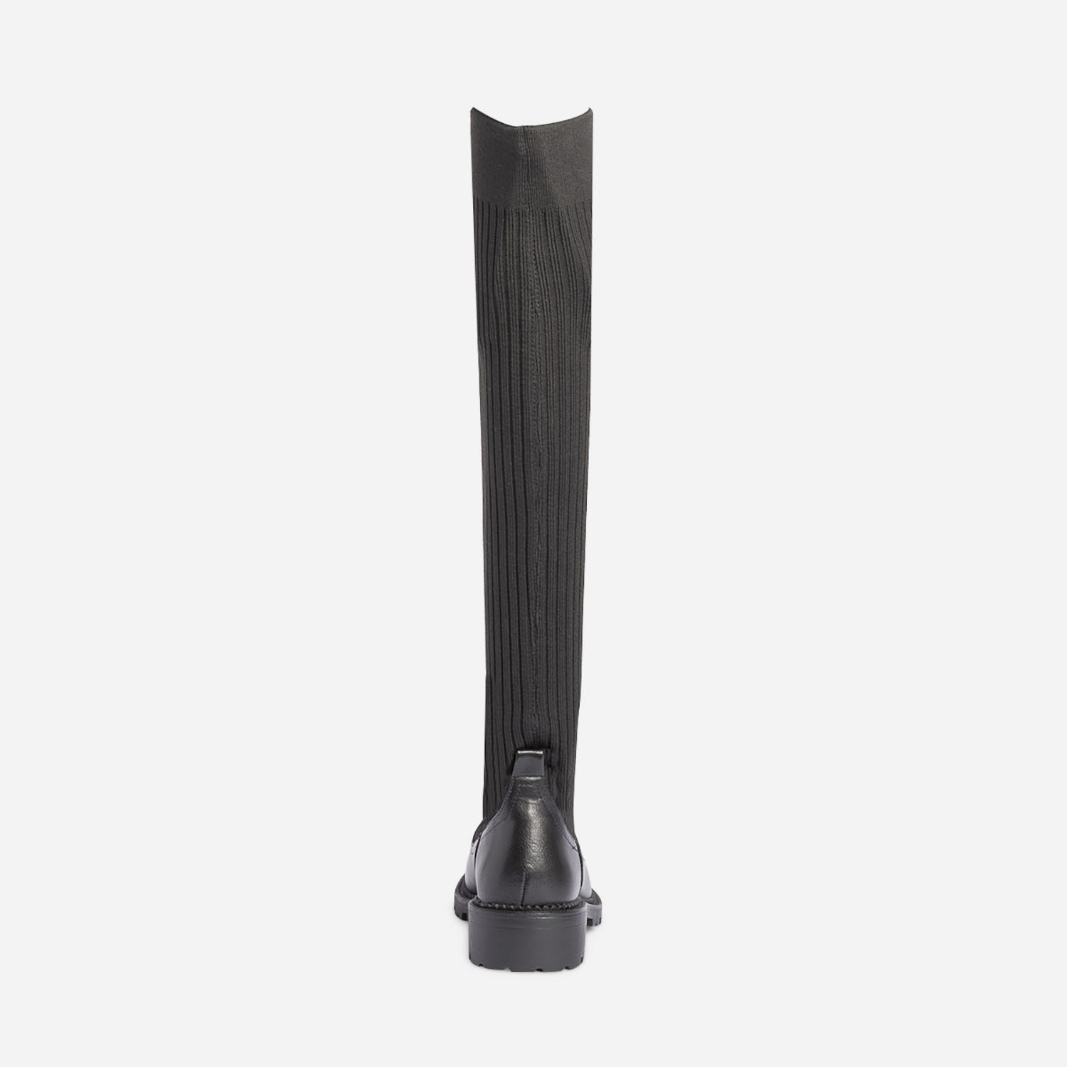 Botte-chaussette TEXTO noire
