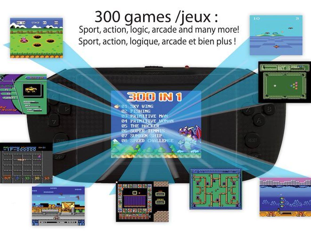 Console portable Compact Power Cyber Arcade®