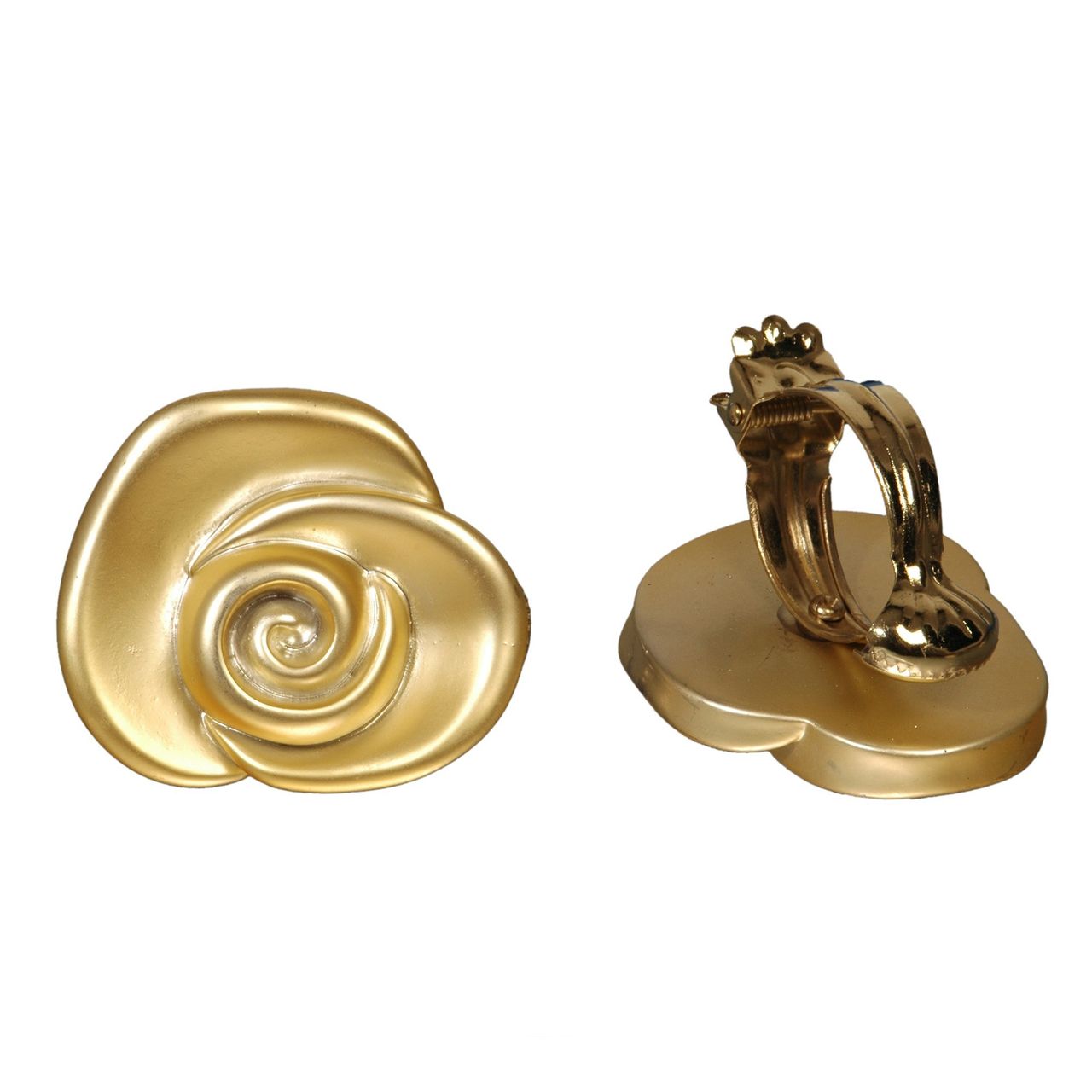 Bella Casa Dekoklammer, Donauklammer, Dekoration Gardinenstangen Vorhänge, Rose goldmatt, 2 Stück