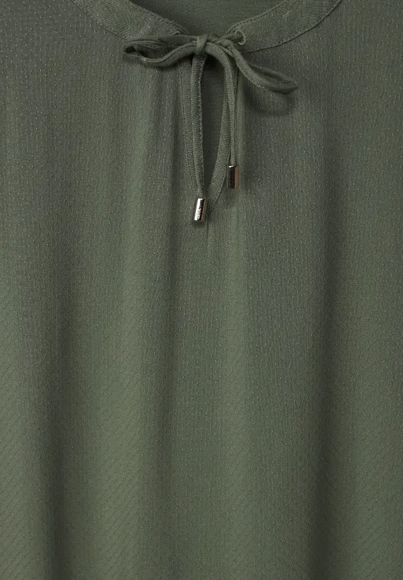 CECIL Bluse mit Tunikabändchen