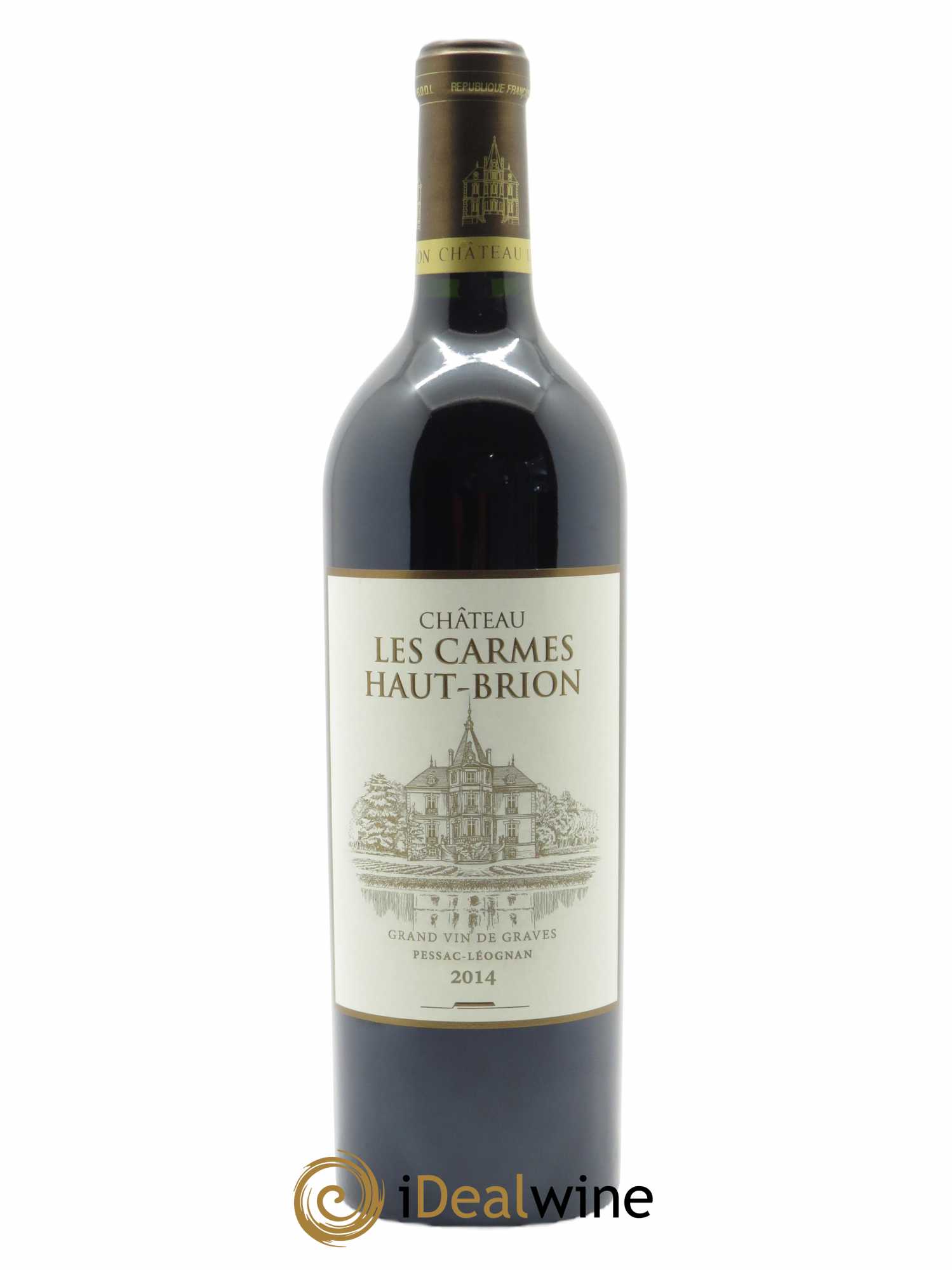 Château Les Carmes Haut-Brion (CBO à partir de 6 bts) 2014 - Lot de 1 Bouteille