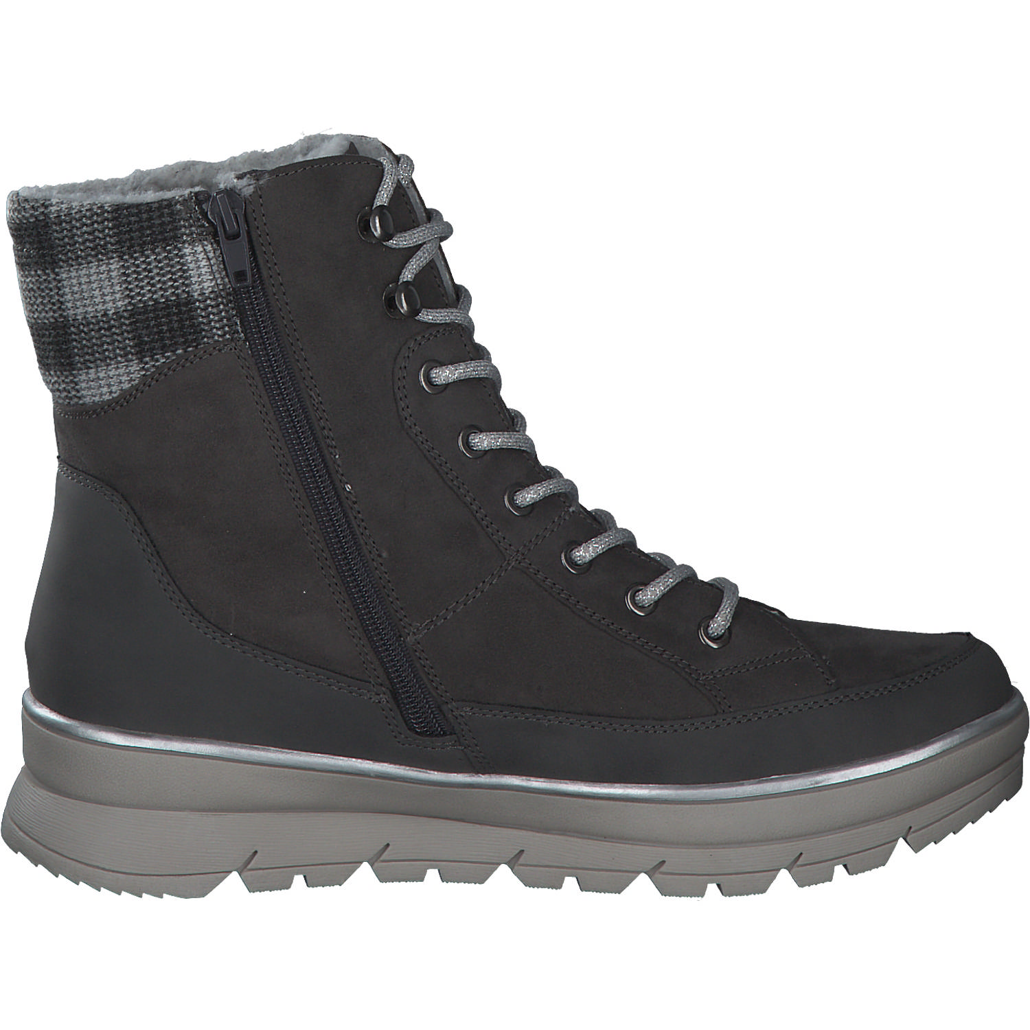 Jana Shoes 26270, Stiefeletten, Damen, Grau