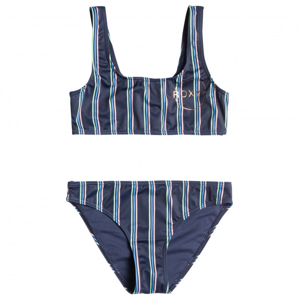 Roxy - Kid's Swim for Days Stripes Bralette Set - Bikini