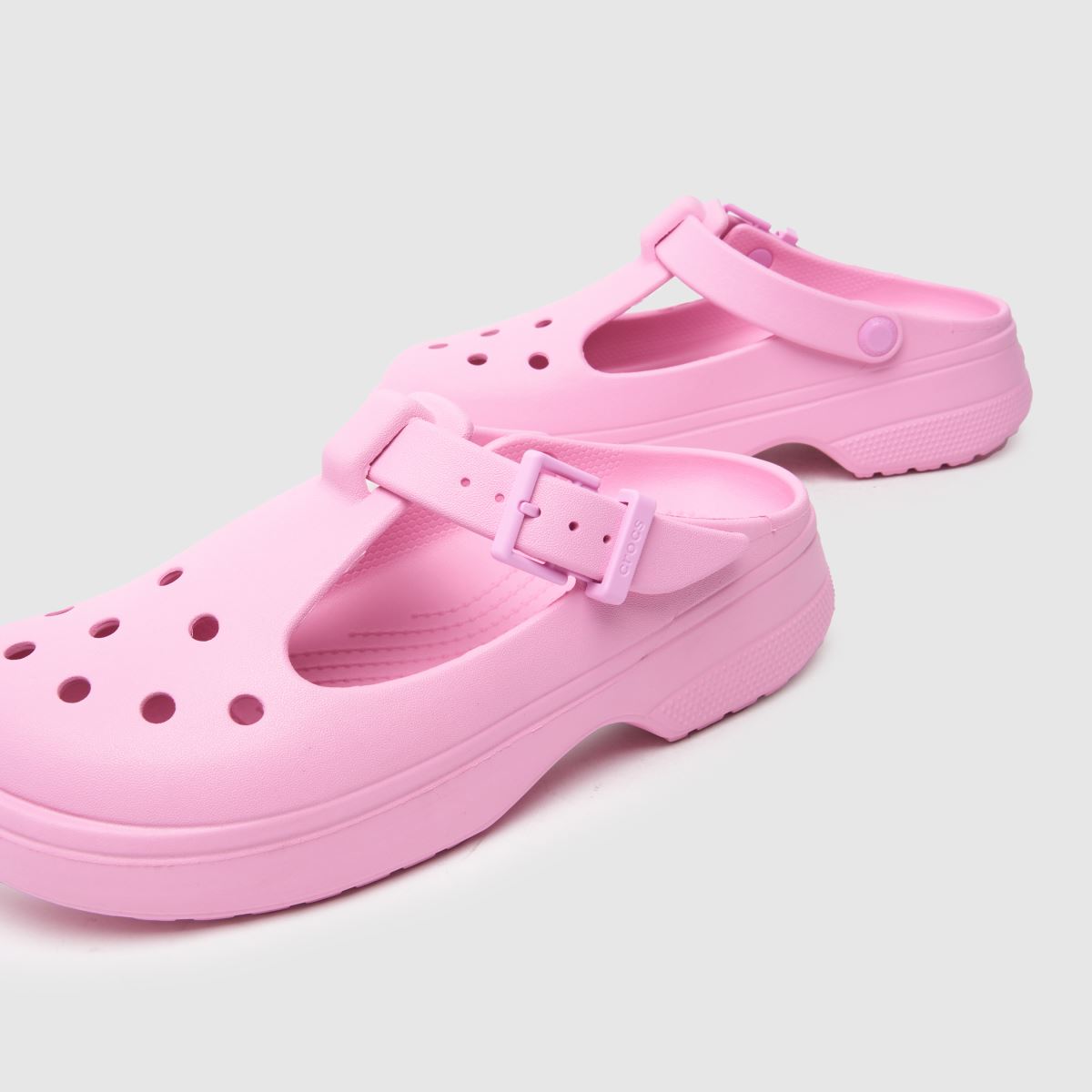 Crocs Classic Mary Jane klumpa szandál rózsaszínben